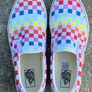 Vans Unisex Rainbow Checkerboard
